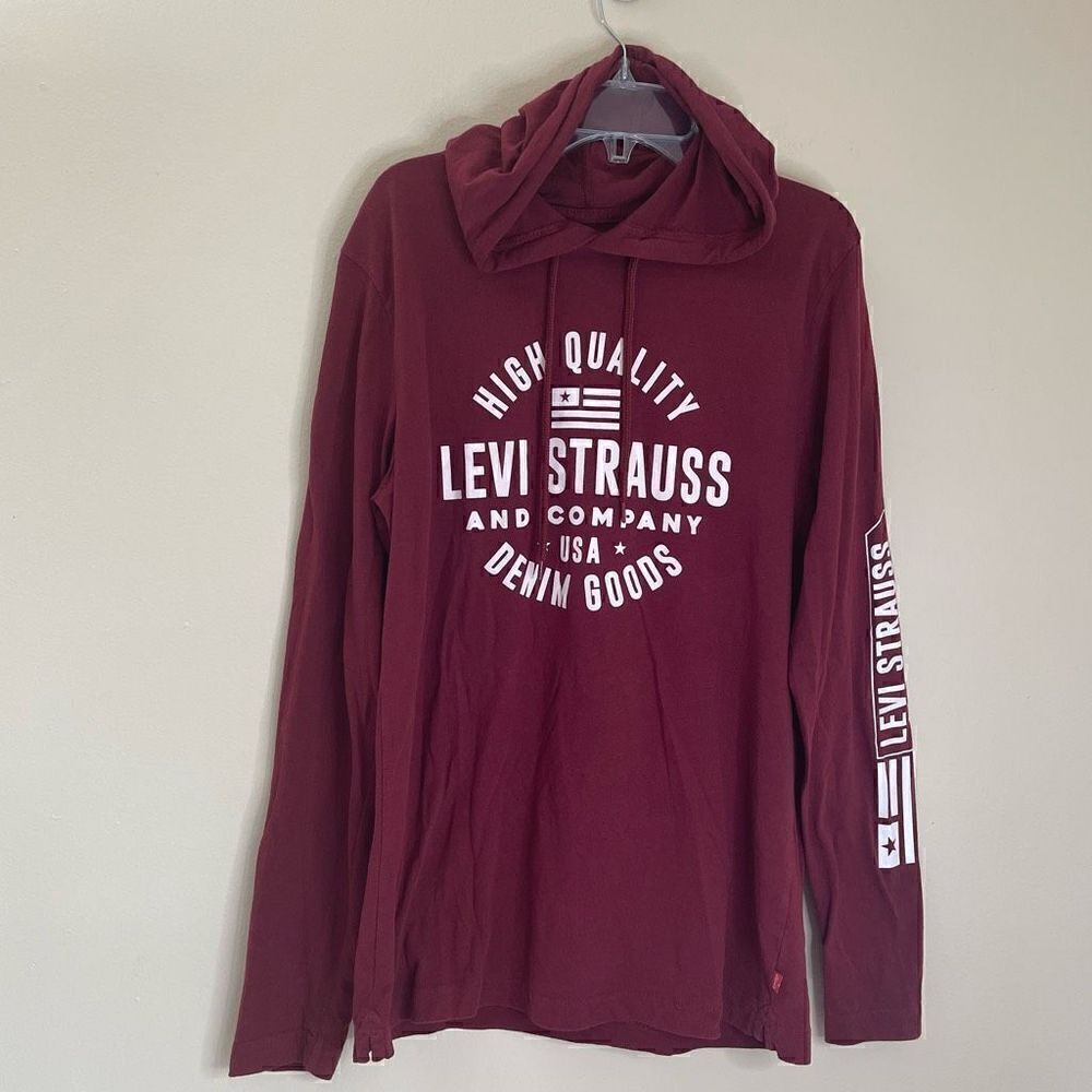 Levis|Cotton|Hoodie|Strauss| Lightweight  